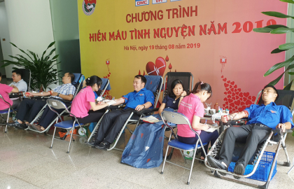 Đoàn thanh niên DMC tổ chức thành công chương trình  hiến máu tình nguyện  2019